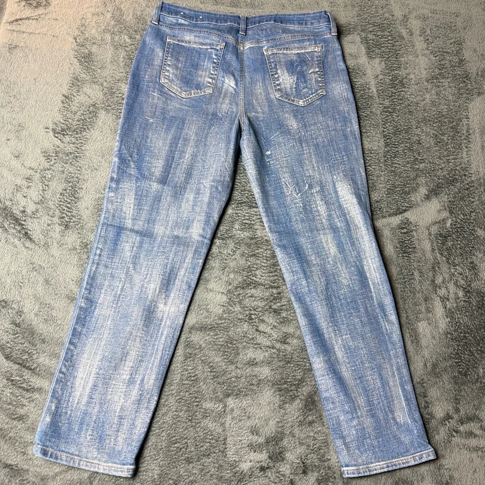 SO Size 10R Slimming Girliend Slim‎ Leg Ankle Jeans Distressed Wash